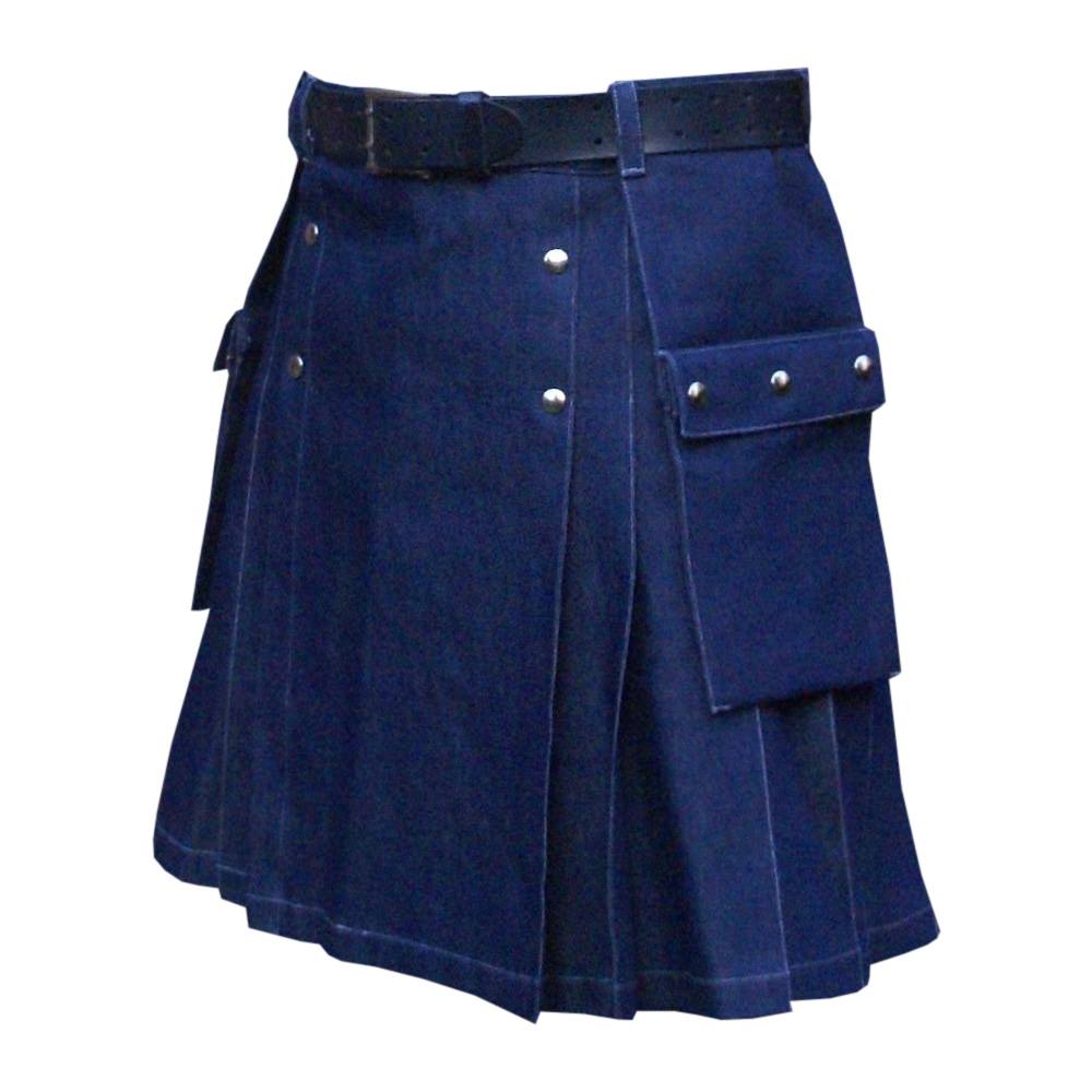 denim kilt, denim kilt for sale, simple denim kilt, denim kilt for sale