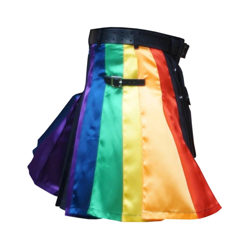 Gay kilt, LGBT kilt, Gay kilt for sale, LGBT Kilt, Rainbow kilr