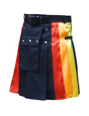 Falda escocesa gay, Falda escocesa LGBT, Falda escocesa gay a la venta, Falda escocesa LGBT, Falda escocesa arcoíris