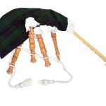 Rosewood-Blackwatch-Tartan-Mini-Bagpipe