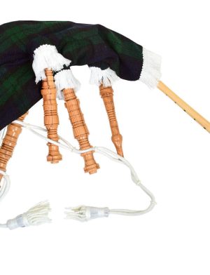 Rosewood Blackwatch Tartan Mini Bagpipe, Rosewood Blackwatch Tartan Mini Bagpipe à vendre, Mini Bagpipe, Cornemuse pour enfants