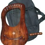 Simple Rosewood Lyre Harp 10 Strings
