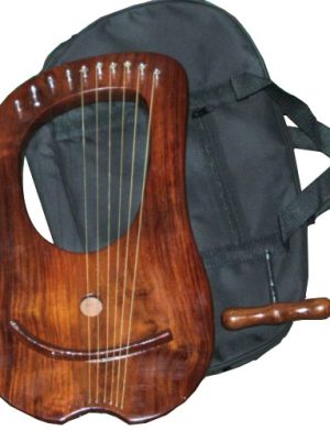 Simple rosewood lyre harp, rosewood lyre harp, Lyre Harp, Roswood Harp, Lyre Harp