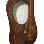 Simple Rosewood Lyre Harp 10 Strings front