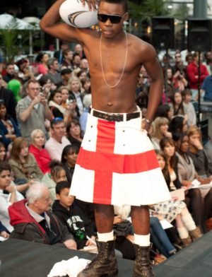 Kilt de la croix de St George, kilt de St George, kilt du drapeau de l'Angleterre, kilt pour hommes