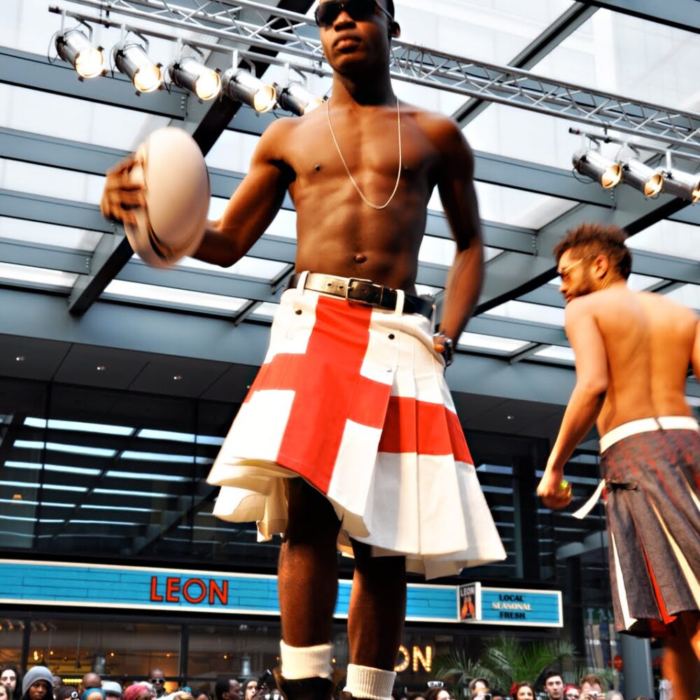 St George’s Cross Kilt, St George’s kilt, England Flag kilt, Kilt for men
