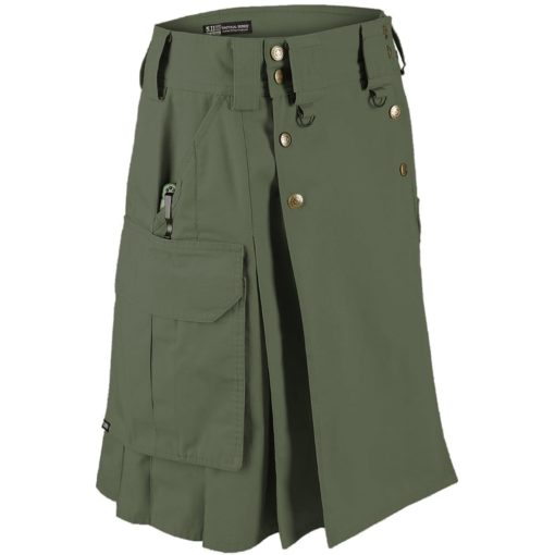black tactical kilt