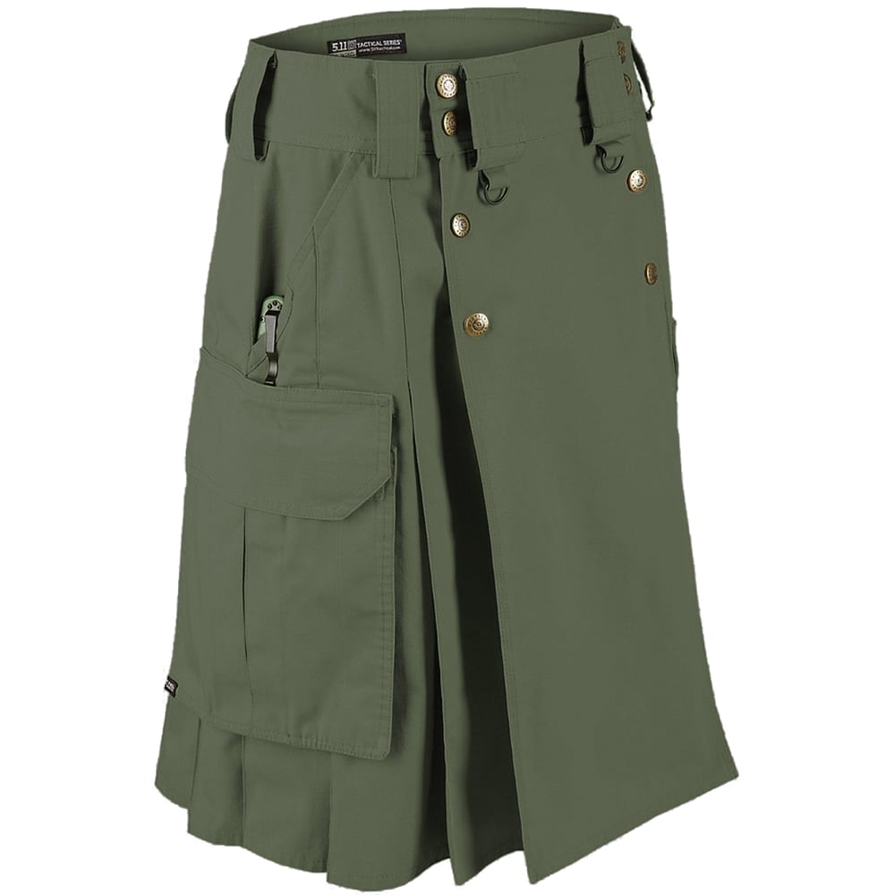 Tactical kilt, Green tactical kilt, Tactical kilt by kilt and Jacks