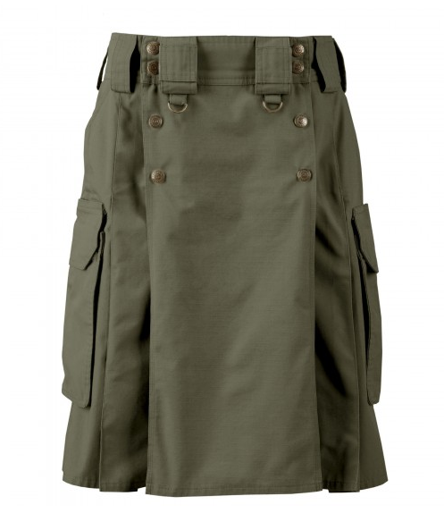 Tactical kilt, Dark Green tactical kilt, Tactical kilt by kilt and Jacks