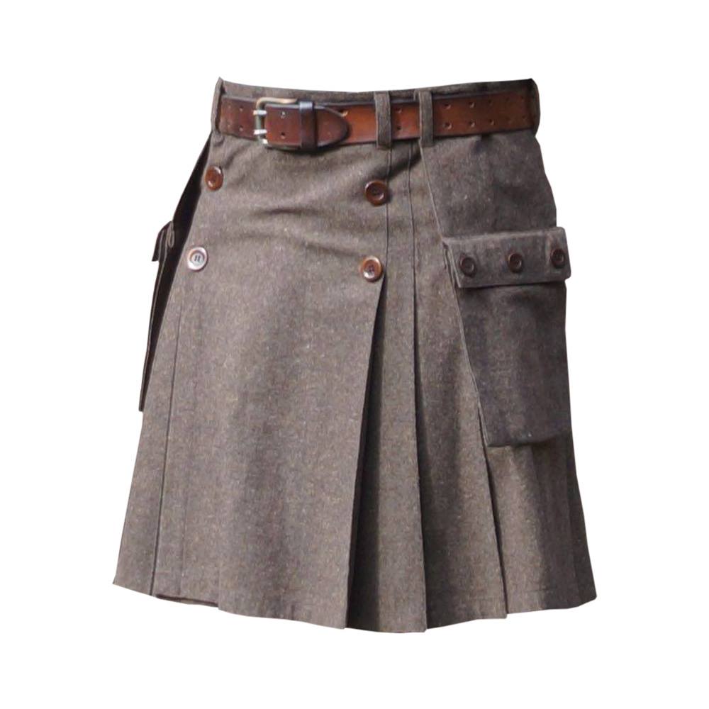 Wool buttoned kilt, wool kilt, wool brown kilt, wool kilt