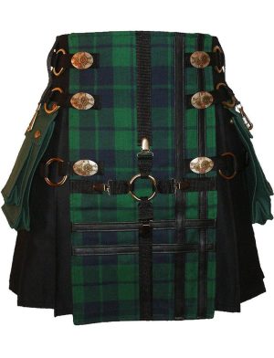 interchangeable kilt, tartan kilt, hybrid kilt, tartan kilt for sale