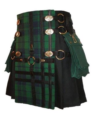 falda escocesa intercambiable, falda escocesa de tartán, falda escocesa híbrida, falda escocesa de tartán a la venta