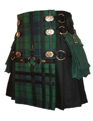 interchangeable kilt, tartan kilt, hybrid kilt, tartan kilt for sale