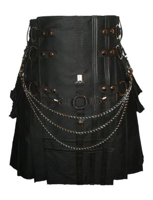 double cross kilt, cross kilt, gothic kilt, utility kilt, kilt for sale