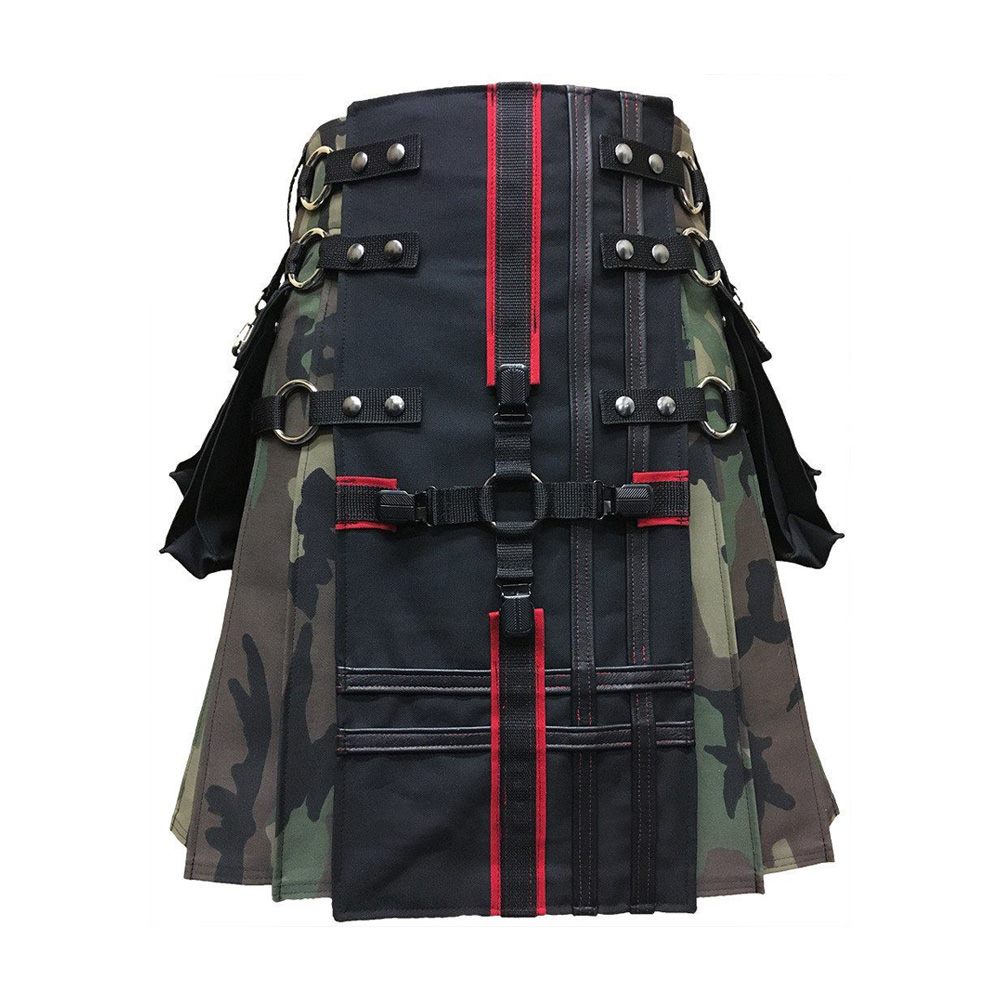 gothic kilt, interchangeable kilt, camo kilt, kilt for men