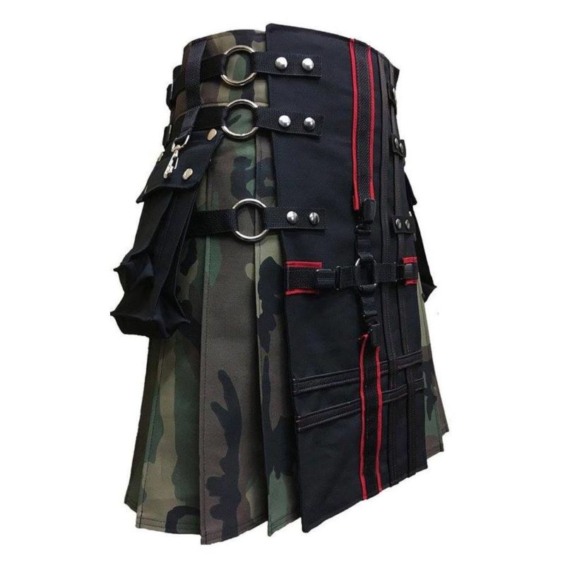 gothic kilt, interchangeable kilt, camo kilt, kilt for men