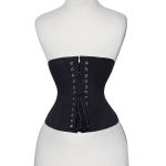 Double-Steel-Boned-Underbust-Cotton-Corset-back