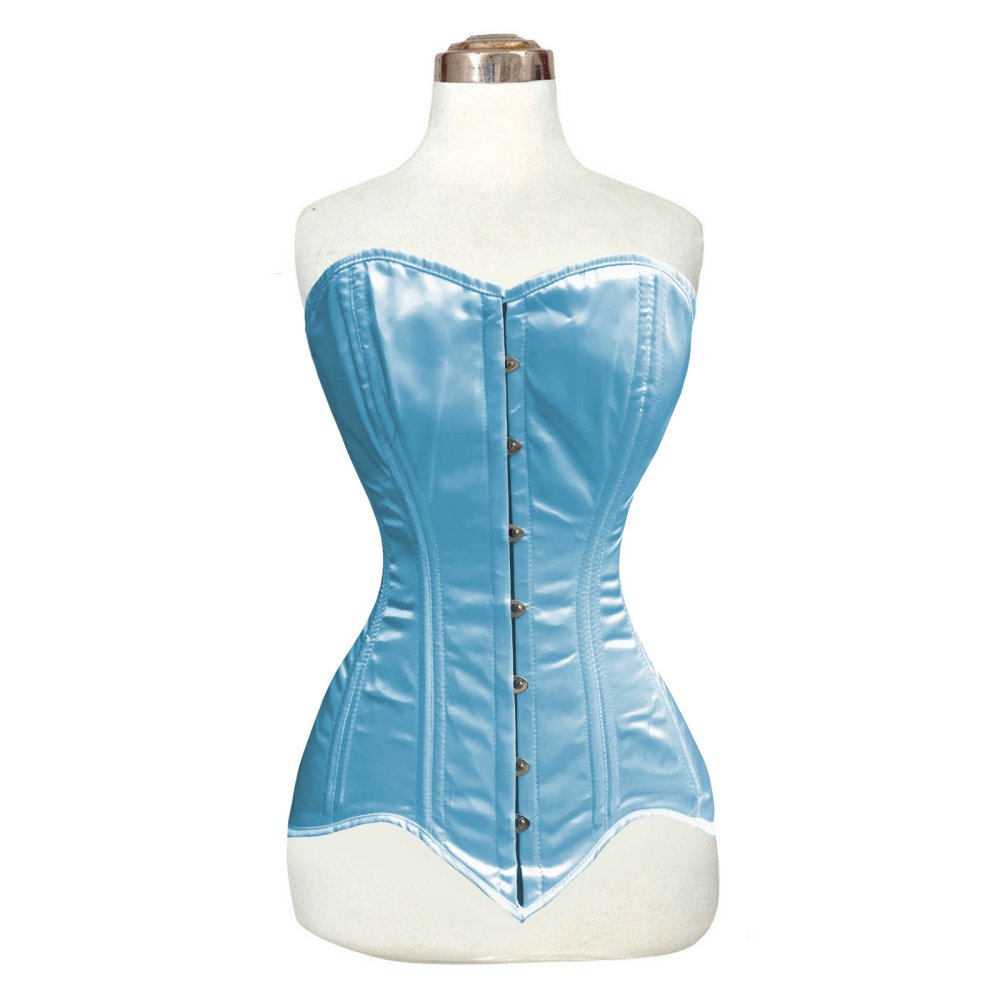 satin corsets, overbust satin corsets, overbust corsets, satin overbust corsets.