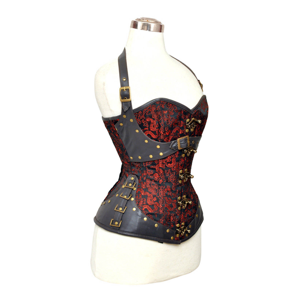 steampunk corsets, punk corsets, overbust corsets, overbust steampunk corsets