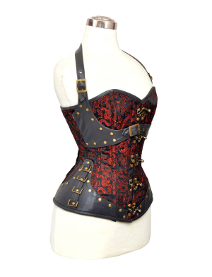 steampunk corsets, punk corsets, overbust corsets, overbust steampunk corsets