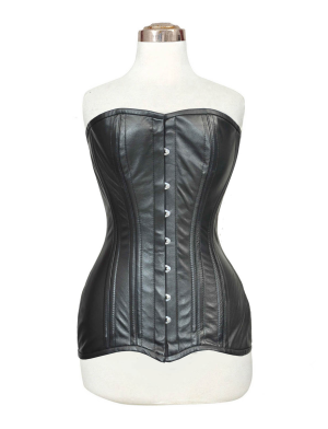 Overbust leather corset, leather corset, heavy duty overbust leather corset, heavy duty corset, heavy duty corset.