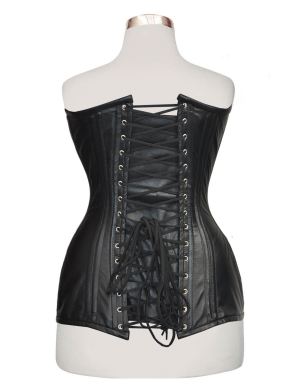 Overbust leather corset, leather corset, heavy duty overbust leather corset, heavy duty corset, heavy duty corset.