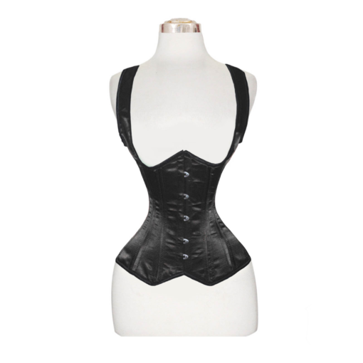 Steel-Boned-Underbust-Satin-Corset-1 underbust satin corset, satin corset, underbust corset for women