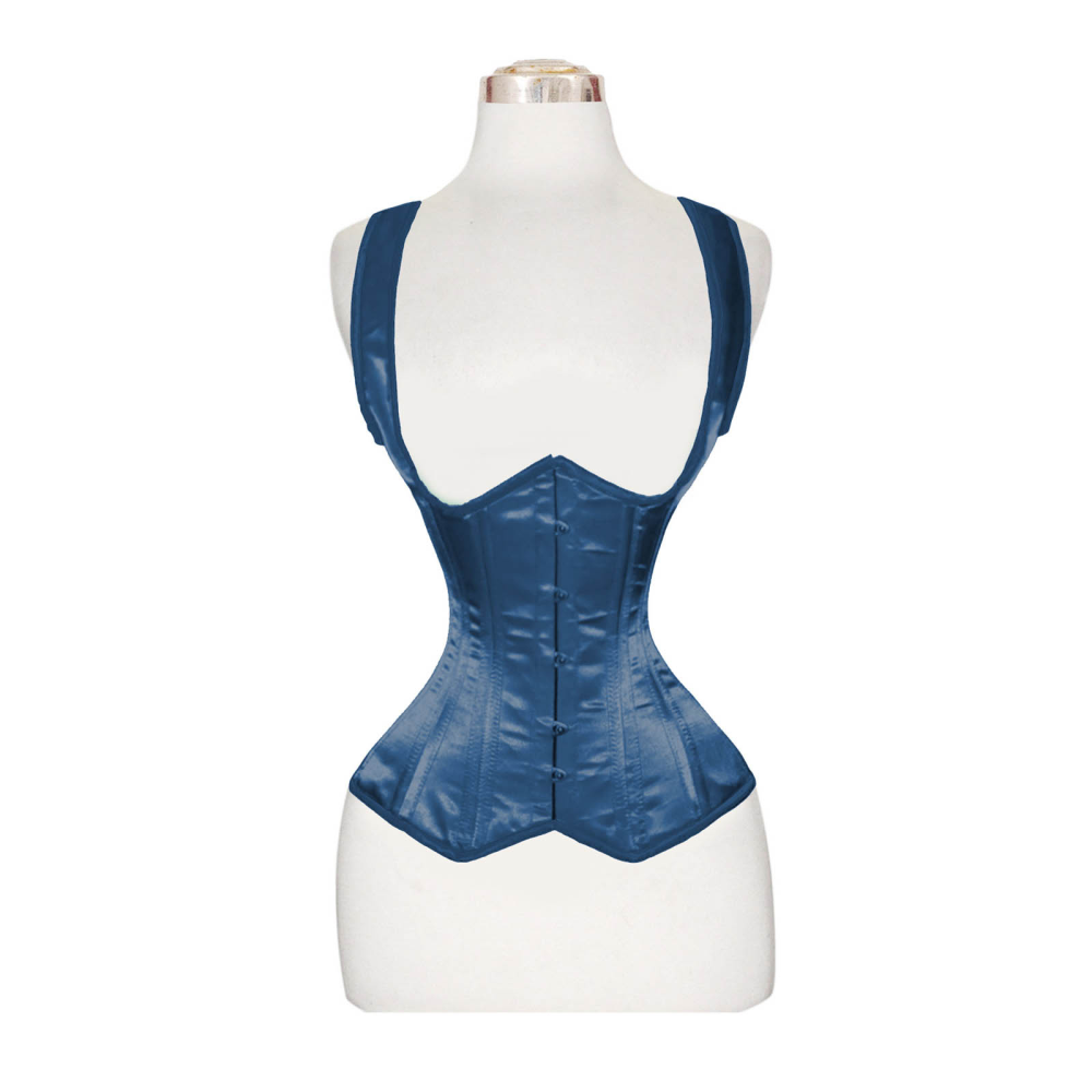 underbust satin corset, satin corset, underbust corset for women