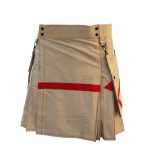 Diagonal-Utility-Kilt-Khaki-front