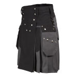 Two-Toned-Workman-Utility-Kilt-black-grey