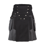 Two-Toned-Workman-Utility-Kilt-black-grey-main