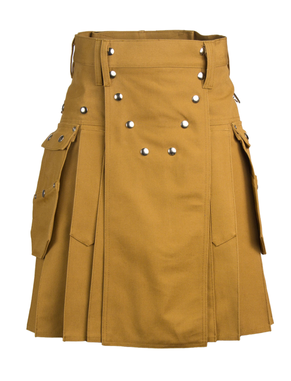 Workman-utility-kilt-Yellow-main Workman Utility kilt, Workman Utilikit, Utilitikilt, kilt for men, mens utility kilt