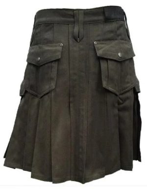 Schwarzer Kilt, Schwarzer Pub-Kilt, Schwarzer Pub-Kilt zu verkaufen, Kilt zu verkaufen, Kilt zu verkaufen