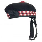 Red-Black-White-Boxed-Balmoral-Hat-with-Pompom