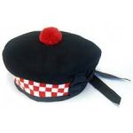Red-White-Boxed-Balmoral-Hat-with-Pompom