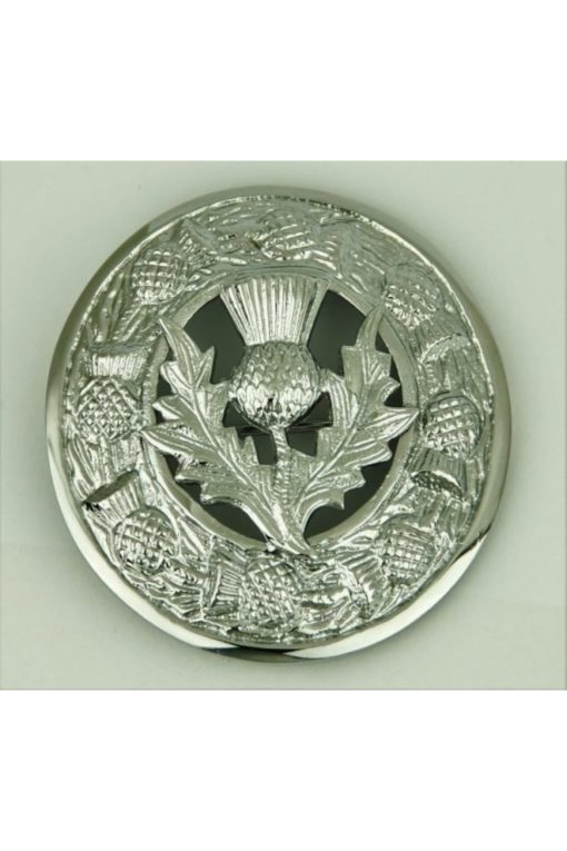 Scottish-Thistle-Silver-Brooch