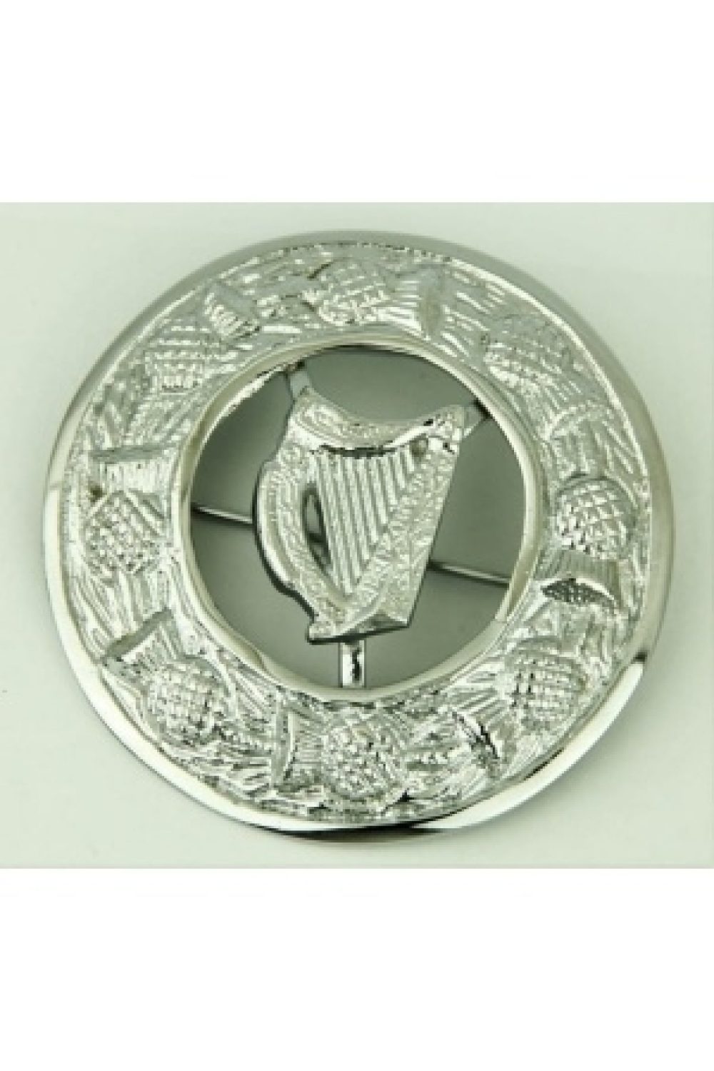 Irish harp brooch, irish brooch for sale, Fly plaid brooch