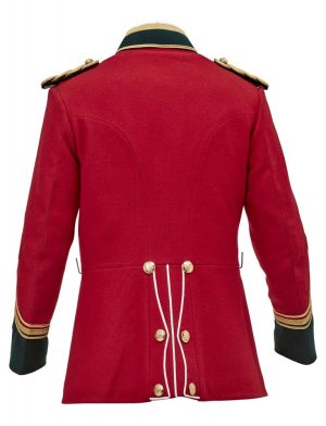 Veste militaire britannique, tunique vers, veste militaire, veste 1879