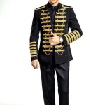 Black-Hussar-Military-Jacket-with-Gold-Braid