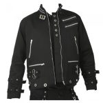 Chaqueta-gótica-bondage-con-bolsillos-con-cremallera