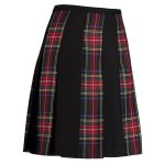 Striped-Tartan-Pleated-Skirt-for-Women-blackstewart-back