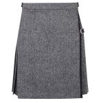 Tweed-Mini-Kilt-Gris