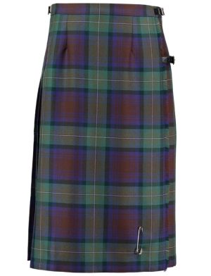 Jupe kilt Freedom Tartan exclusivement réalisée sur mesure pour femme.