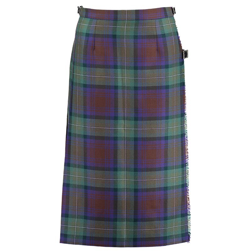 Freedom Tartan kilted skirt which is exclusively made to measure for women.