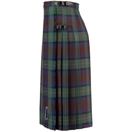 Freedom Tartan kilted skirt which is exclusively made to measure for women.
