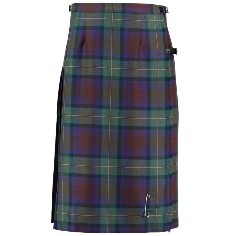 Freedom Tartan kilted skirt which is exclusively made to measure for women.