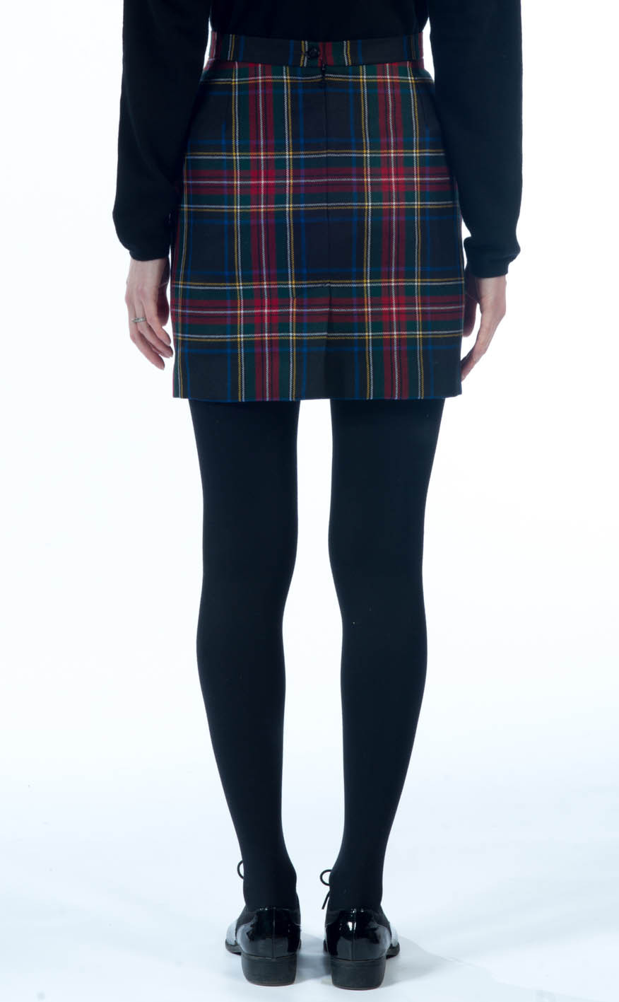 Tartan Mini skirt made up of tartan designed for women.