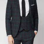 Black-watch-mens-tartan-traje-chaqueta-1