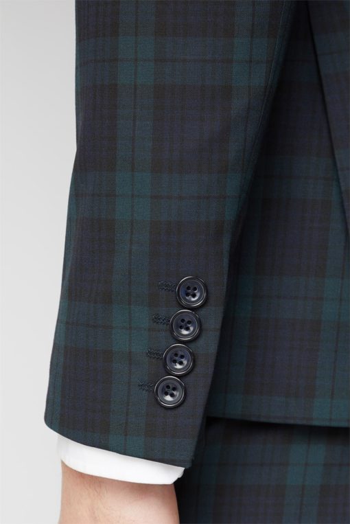 Black watch Mens tartan suit Jacket for sale.
