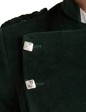 Green Montrose Velvet Jacket for Men available in low prices